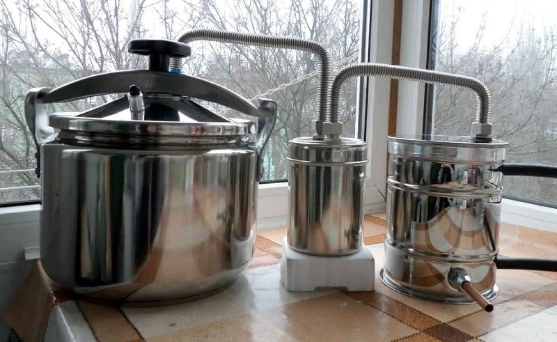 Перегонный куб из скороварки